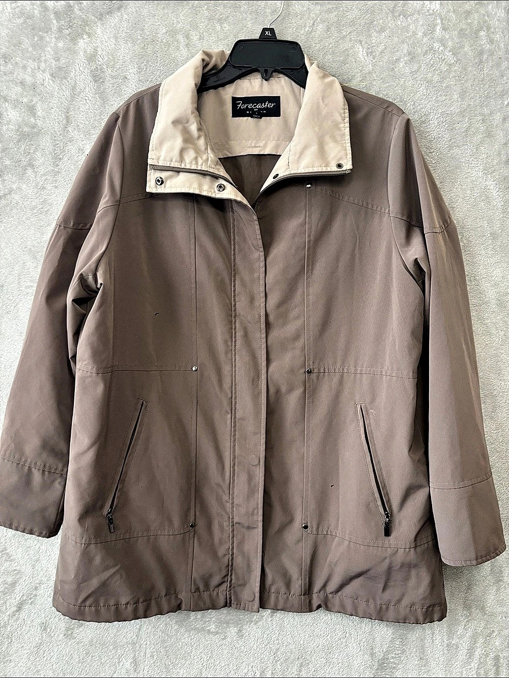 Forecaster Women's Lightweight Jacket Brown & Cream Size Large